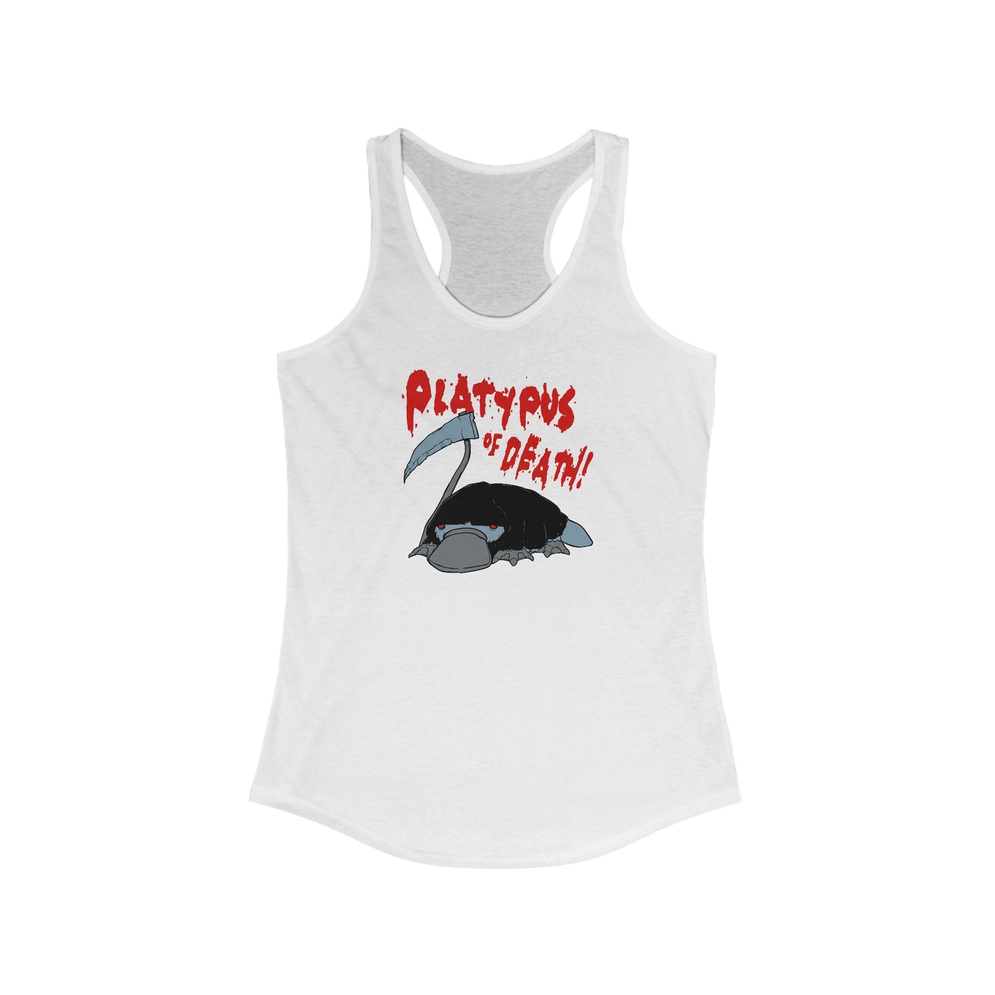 Platypus Of Death - Women's Racerback Tank