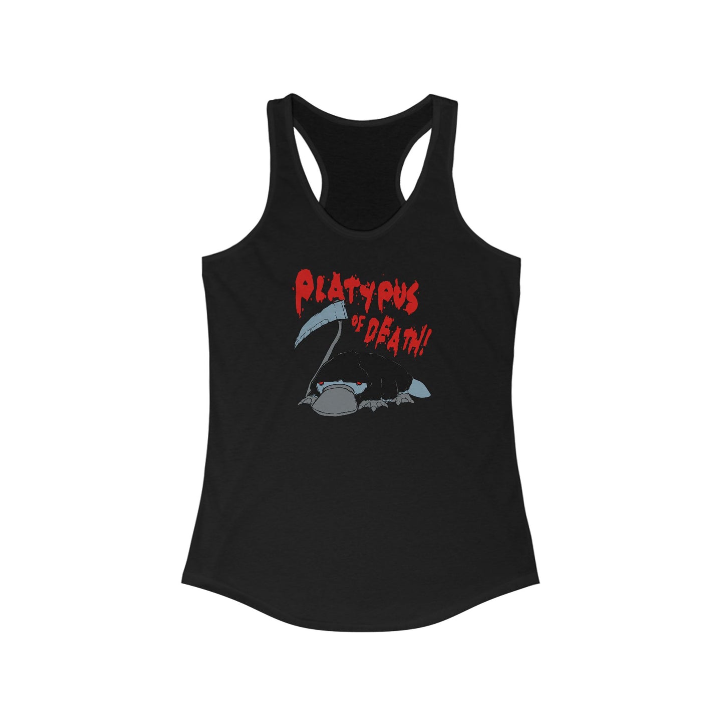 Platypus Of Death - Women's Racerback Tank