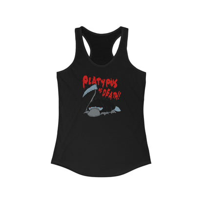 Platypus Of Death - Women's Racerback Tank