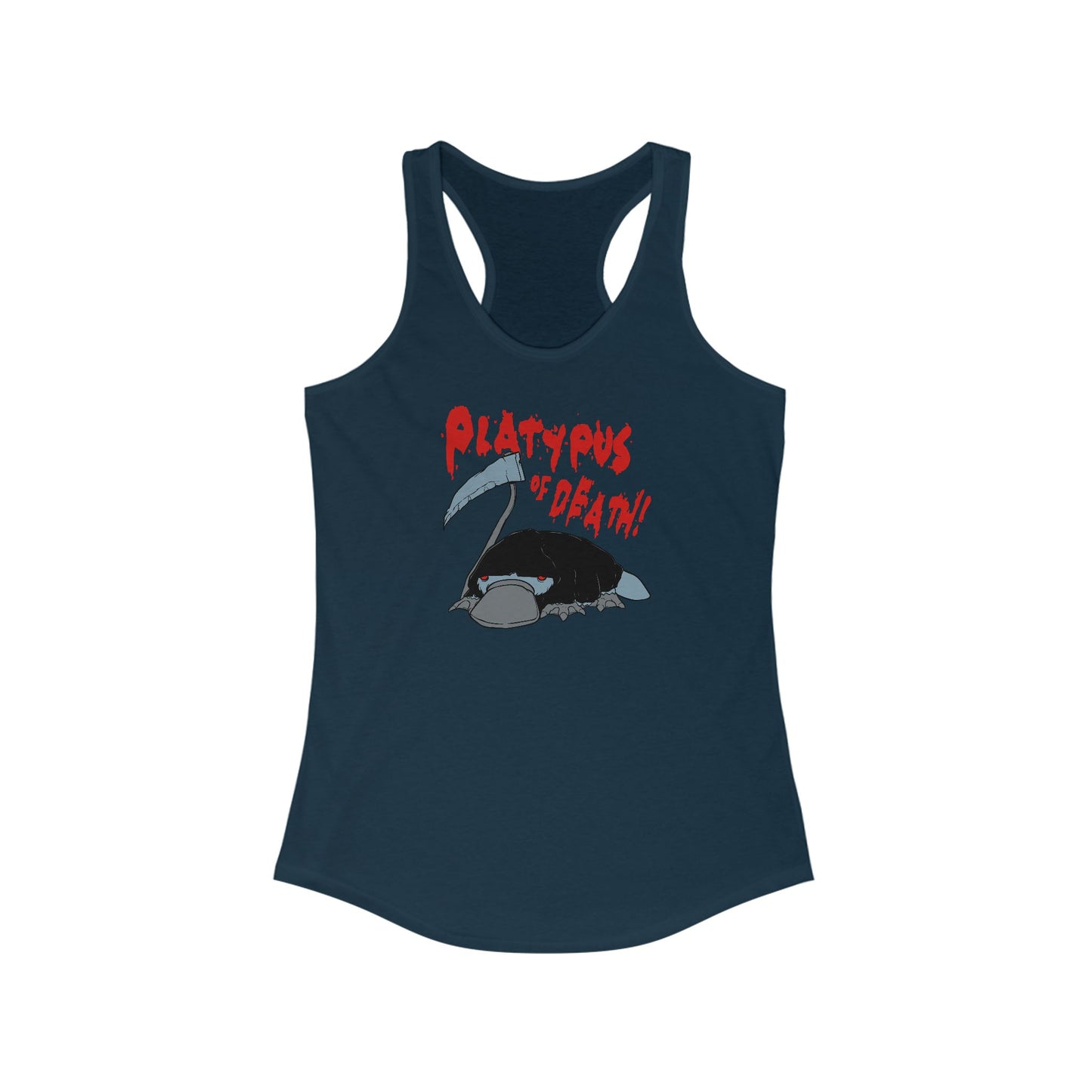 Platypus Of Death - Women's Racerback Tank