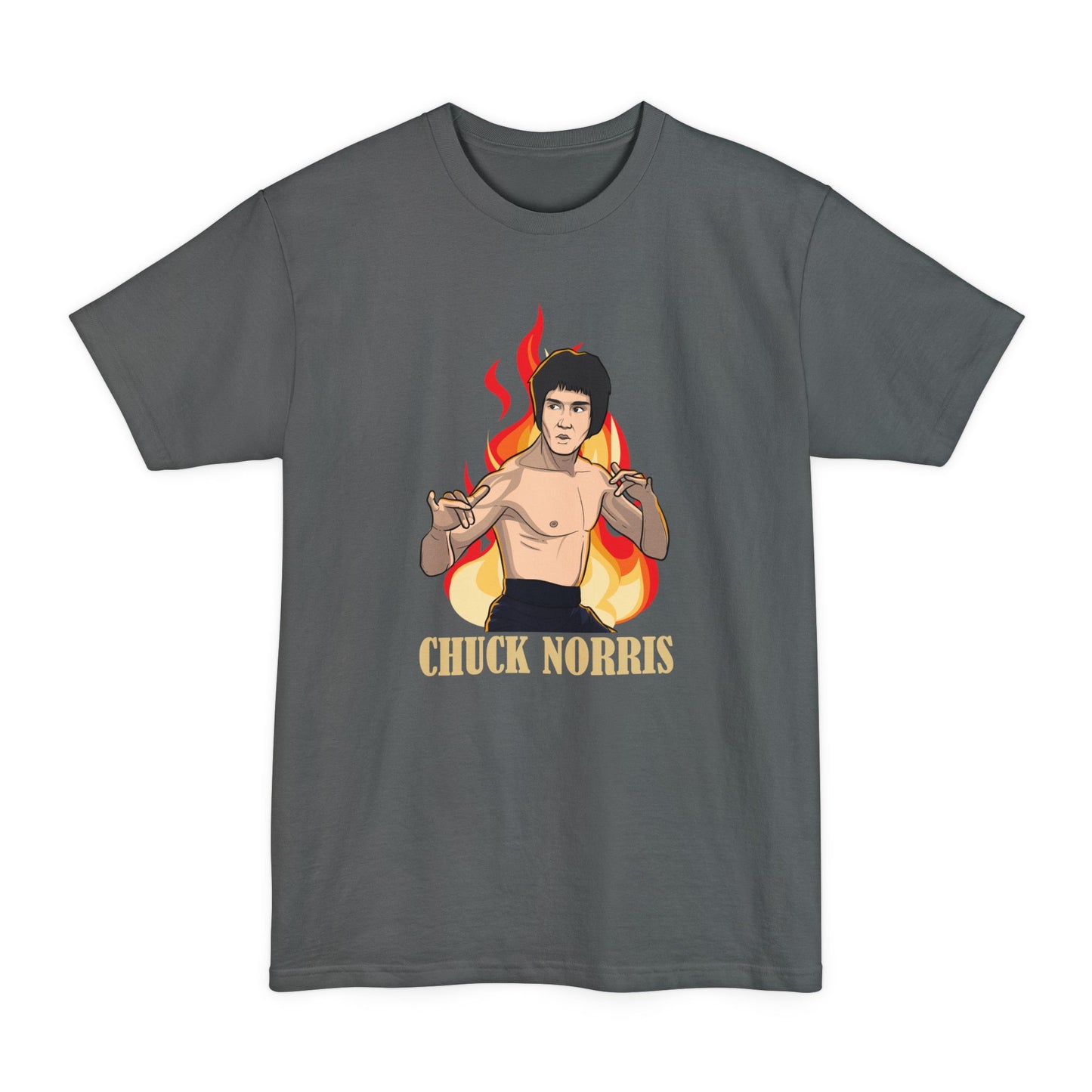 Chuck Norris (Bruce Lee) - Men's Tall T-Shirt