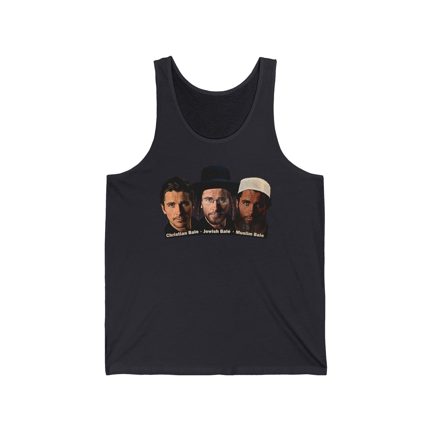 Christian Bale - Jewish Bale - Muslim Bale  - Unisex Tank