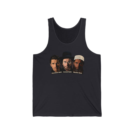 Christian Bale - Jewish Bale - Muslim Bale  - Unisex Tank