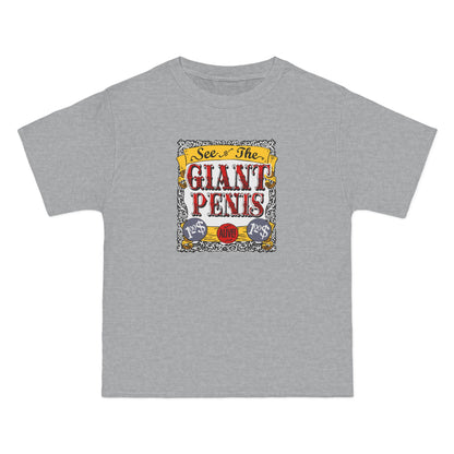 See The Giant Penis - Men's Heavyweight T-Shirt
