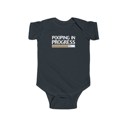 Pooping In Progress - Baby Onesie
