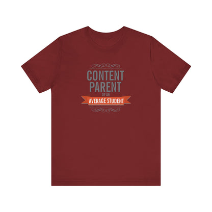 Content Parents Of An Average Student - Men's T-Shirt