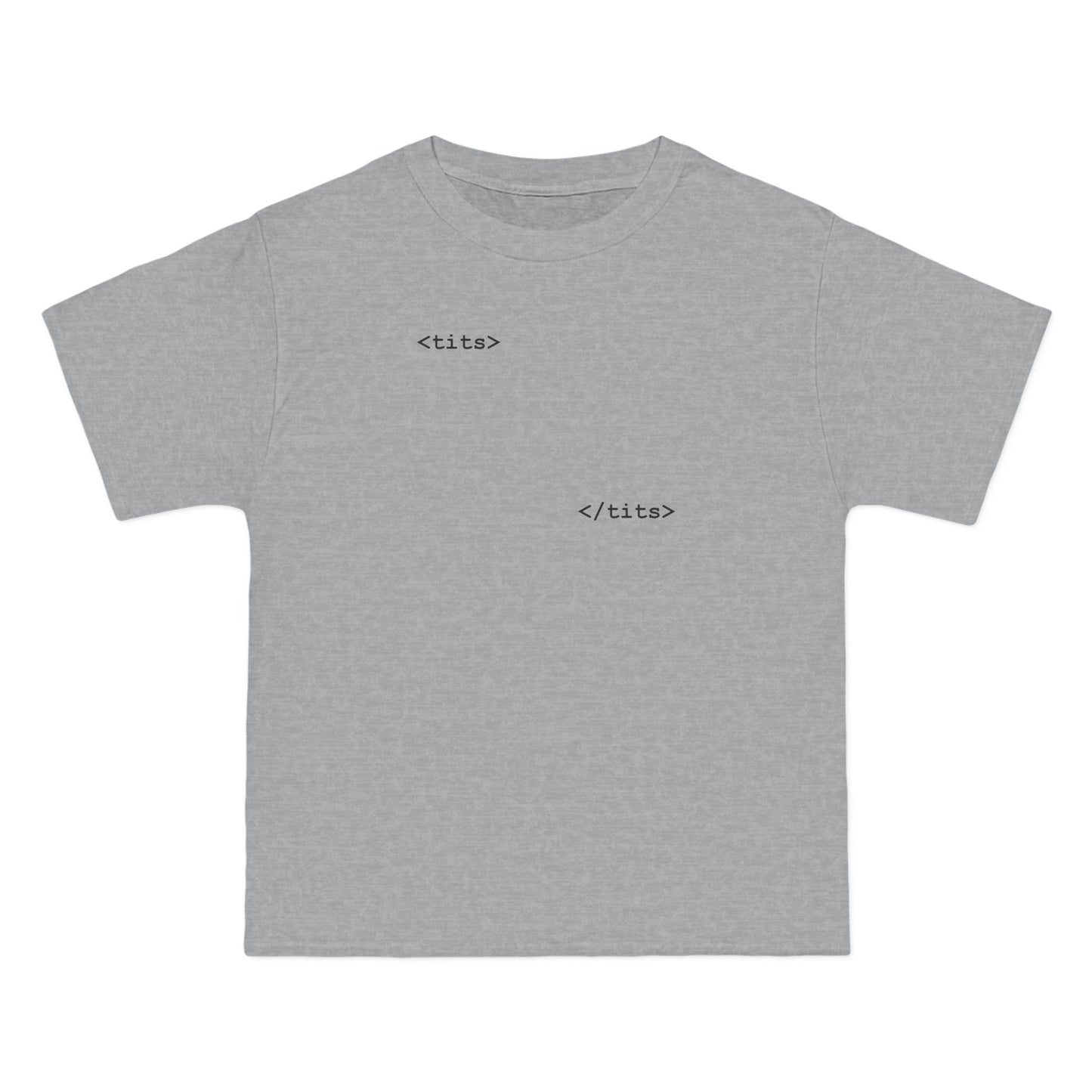 Tits - HTML - Men's Heavyweight T-Shirt