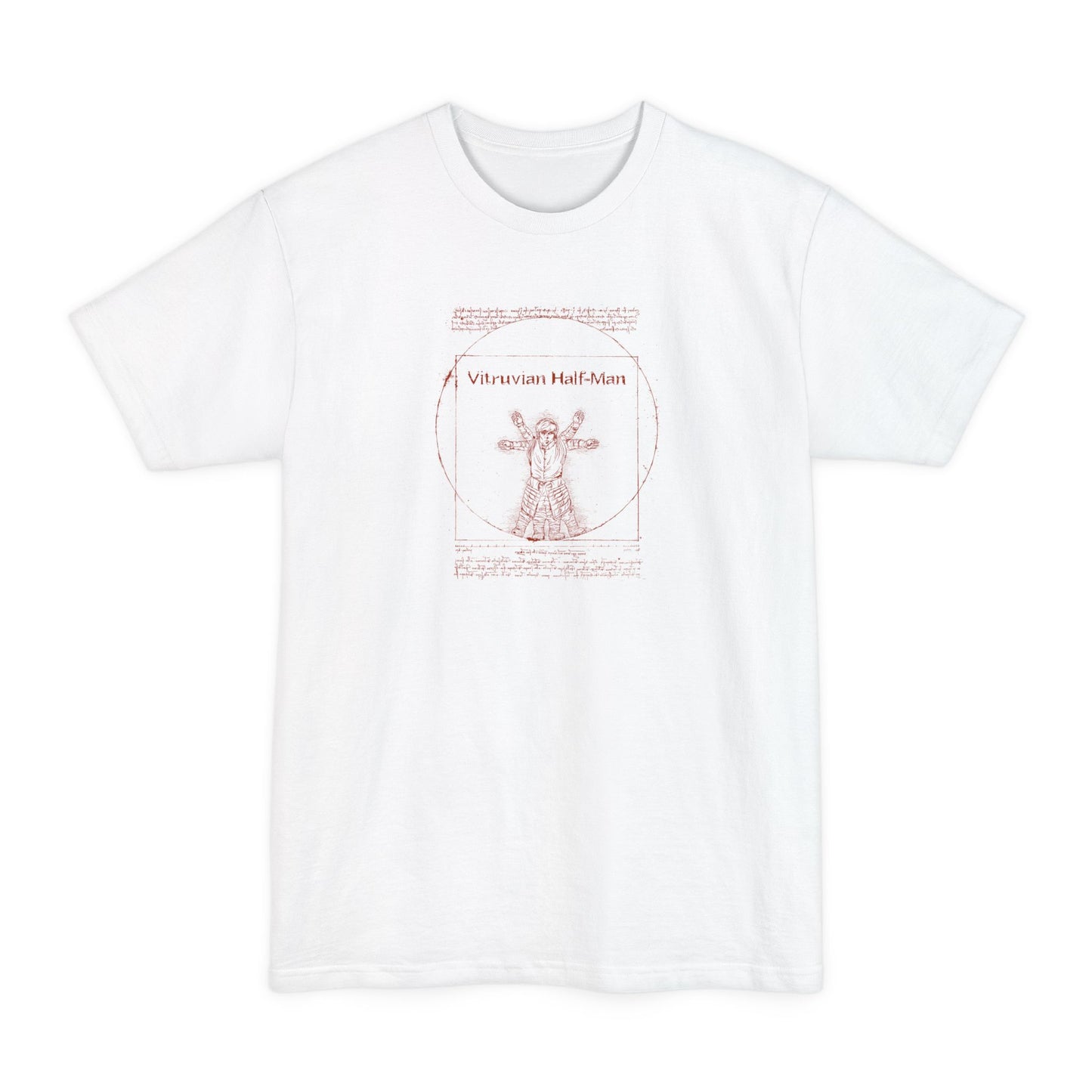 Vitruvian Half-Man - Men's Tall T-Shirt