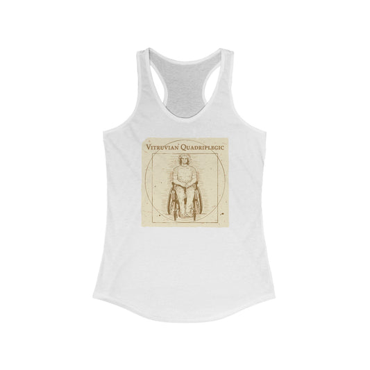 Vitruvian Quadriplegic - Women's Racerback Tank