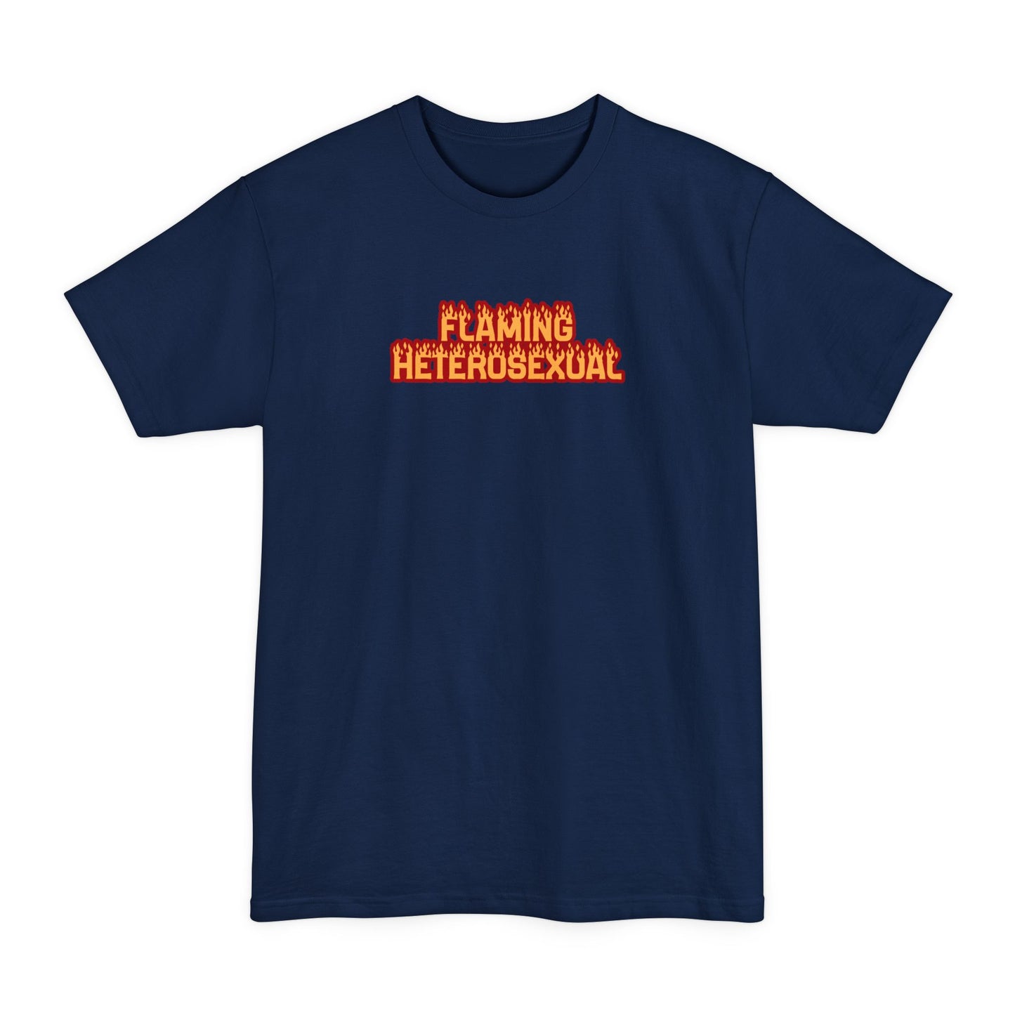 Flaming Heterosexual - Men's Tall T-Shirt