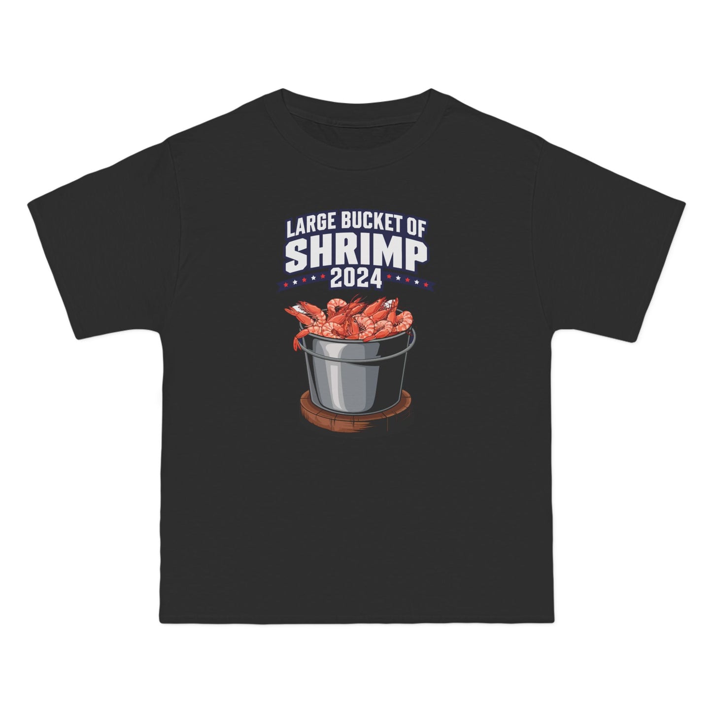 Large Bucket Of Shrimp 2024 - Men's Heavyweight T-Shirt
