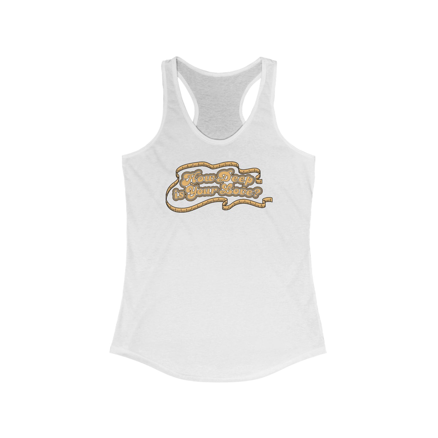 How Deep Is Your Love? - Women's Racerback Tank