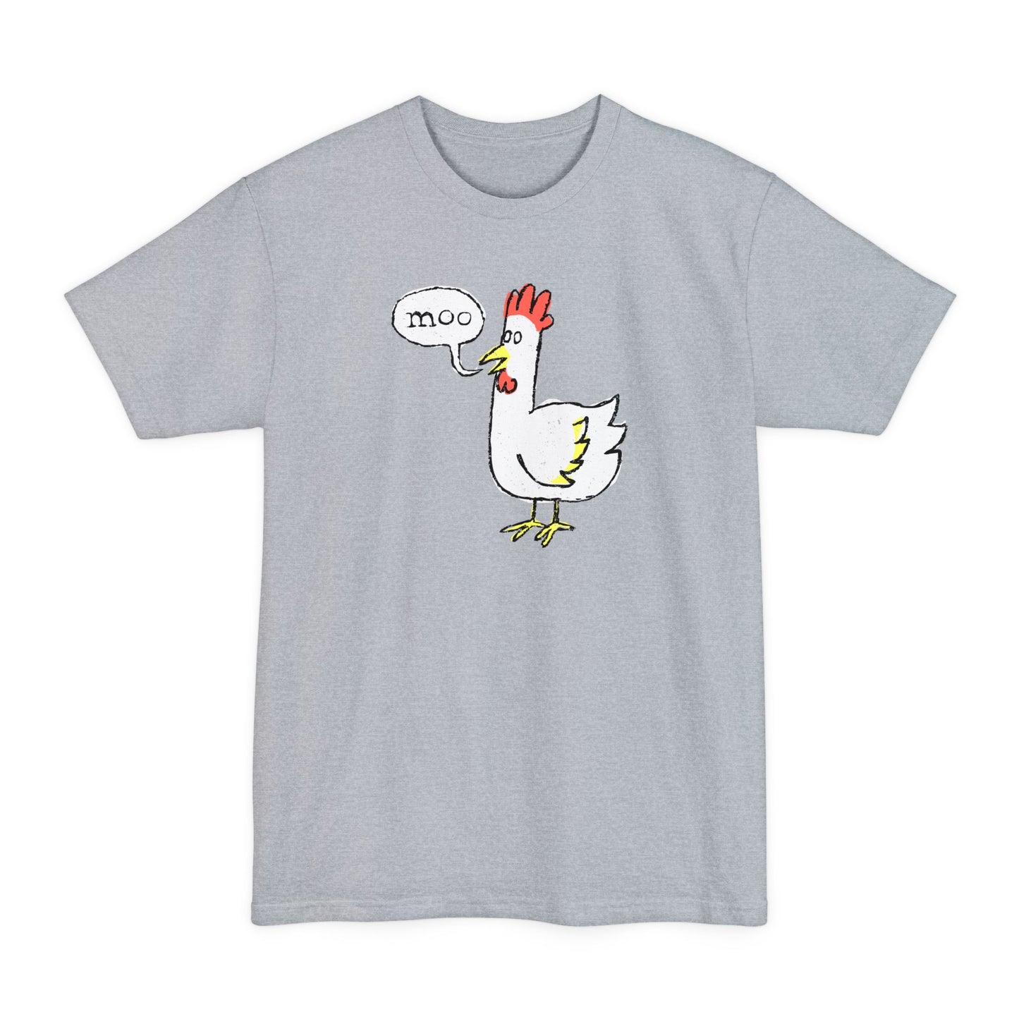 Moo (Chicken) - Men's Tall T-Shirt