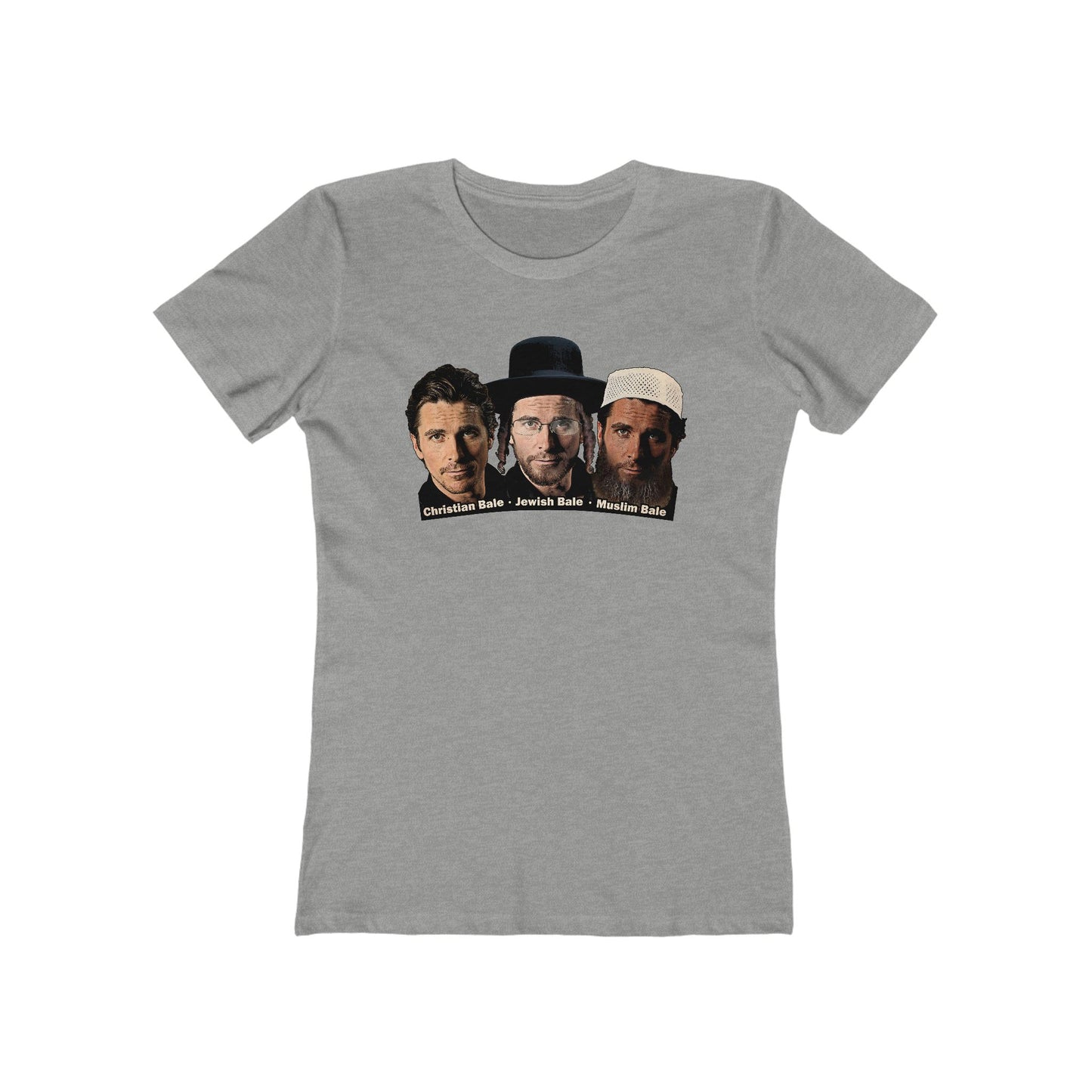 Christian Bale - Jewish Bale - Muslim Bale  - Women’s T-Shirt