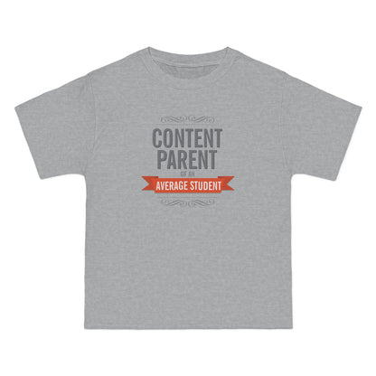 Content Parents Of An Average Student - Men's Heavyweight T-Shirt