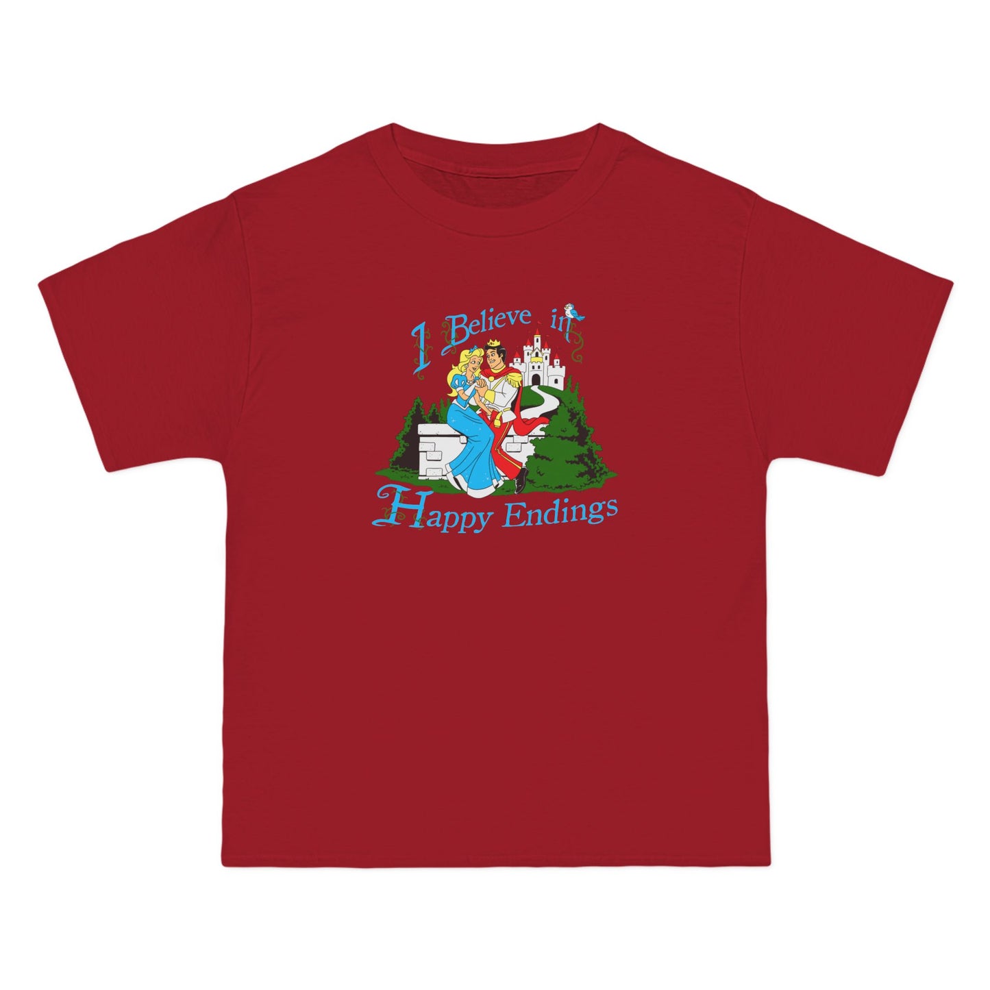 I Believe In Happy Endings - Men's Heavyweight T-Shirt