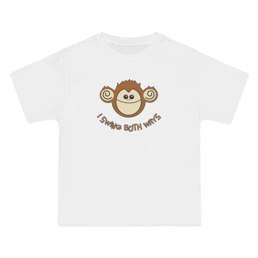 I Swing Both Ways - Men's Heavyweight T-Shirt