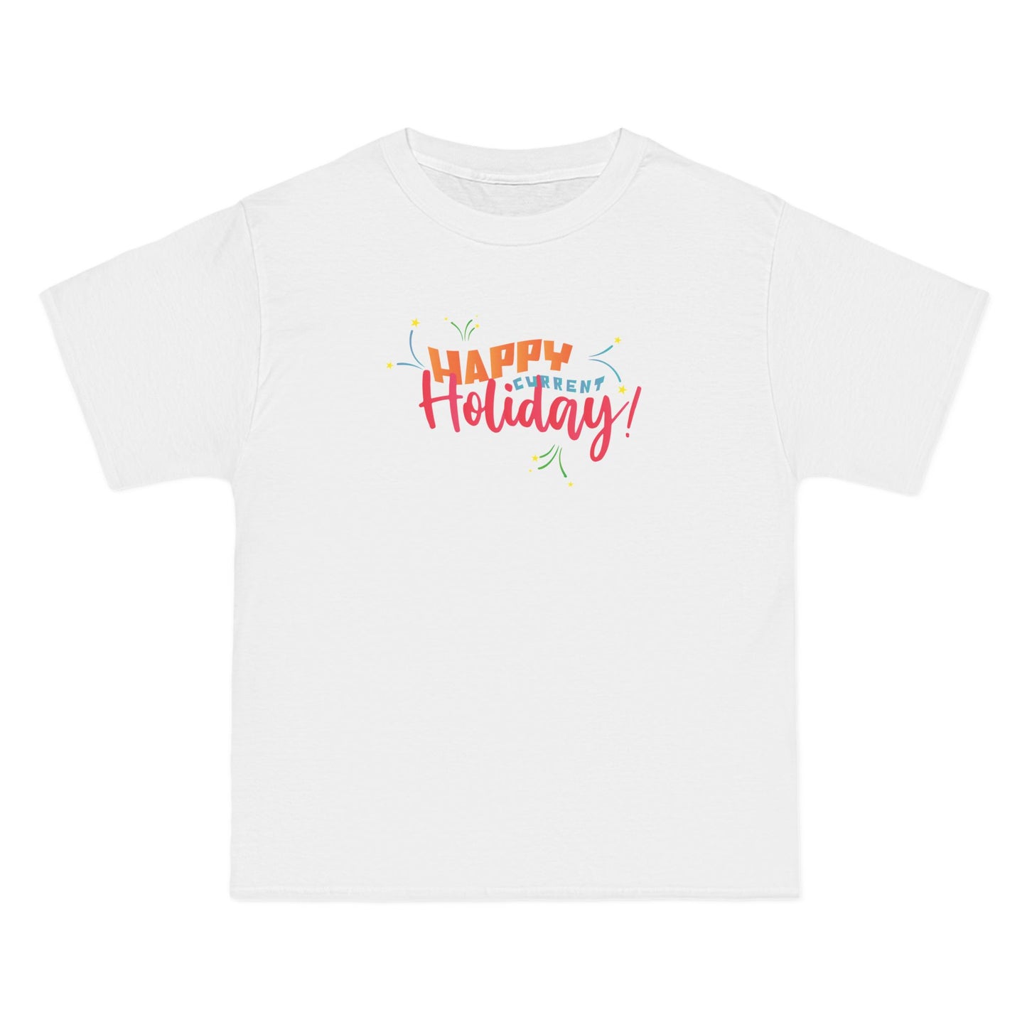 Happy Current Holiday - Men's Heavyweight T-Shirt
