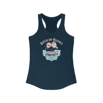 Statler And Waldorf's Famous Annual Lemon Party! (The Muppets) - Women’s Racerback Tank