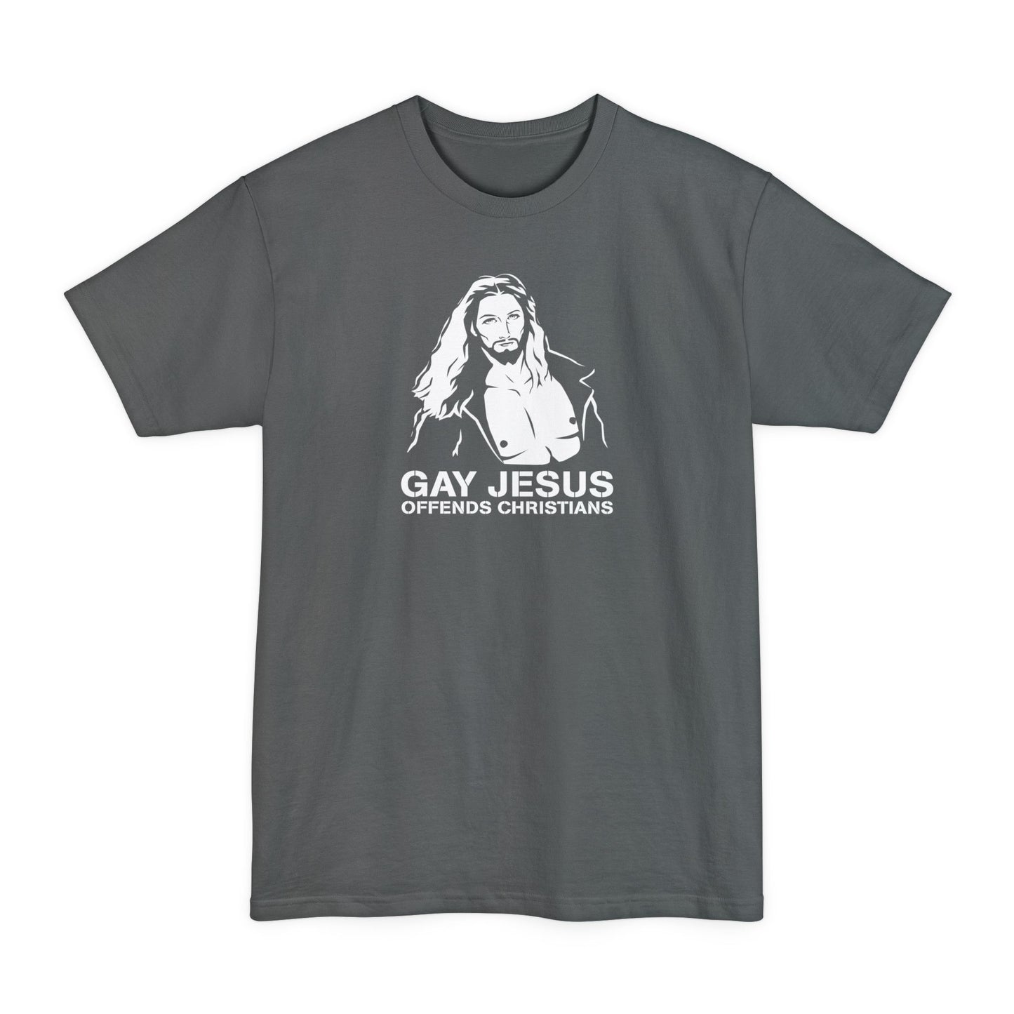 Gay Jesus Offends Christians - Men's Tall T-Shirt