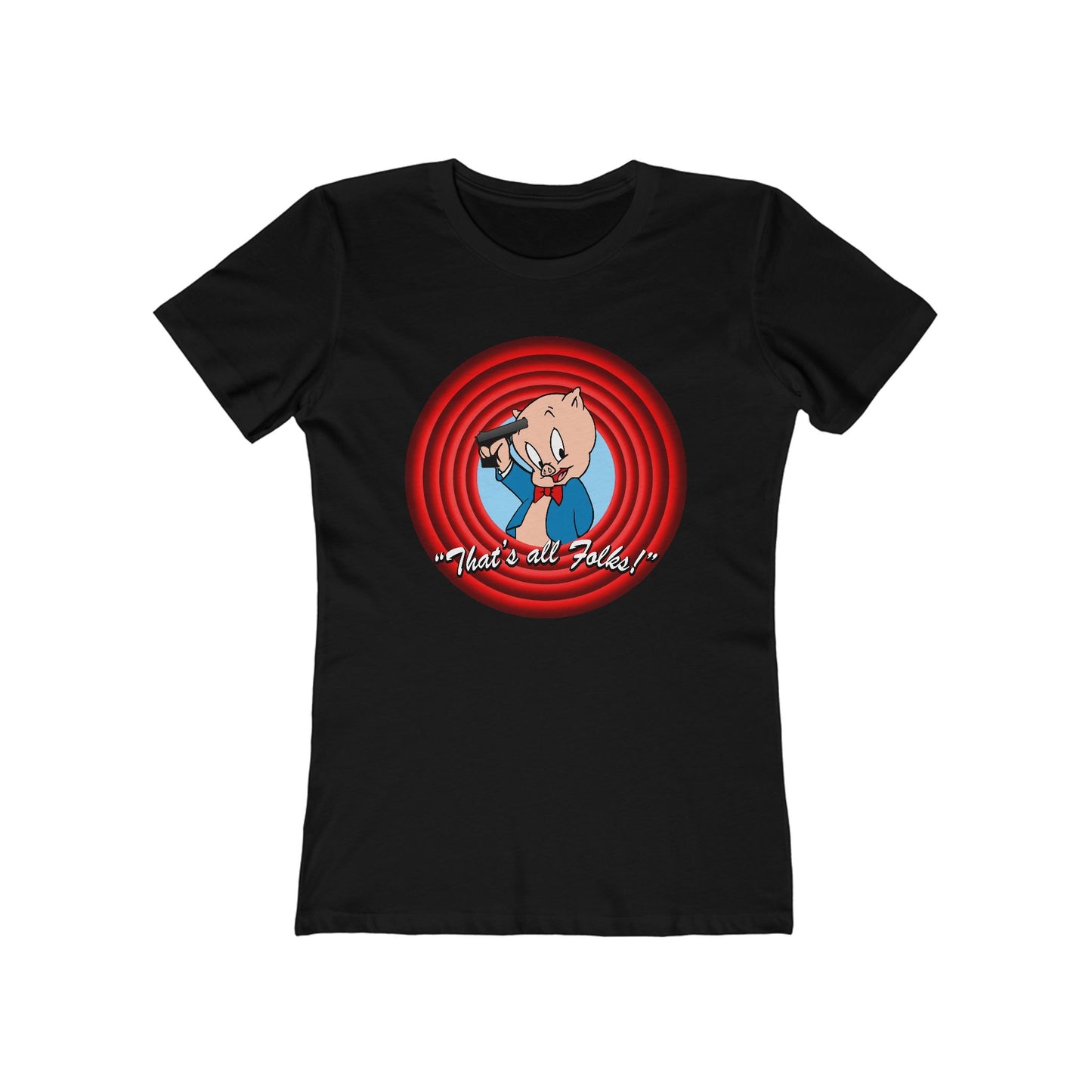 That's All Folks (Porky Pig) - Women’s T-Shirt