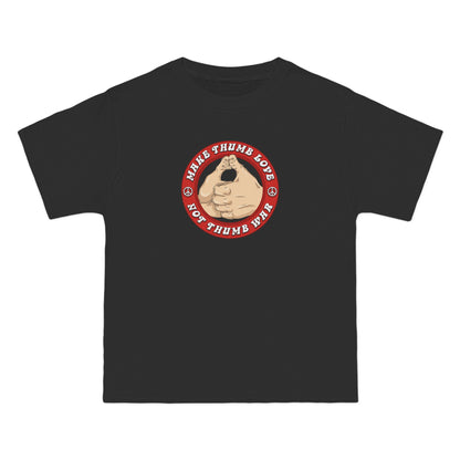 Make Thumb Love - Not Thumb War - Men's Heavyweight T-Shirt