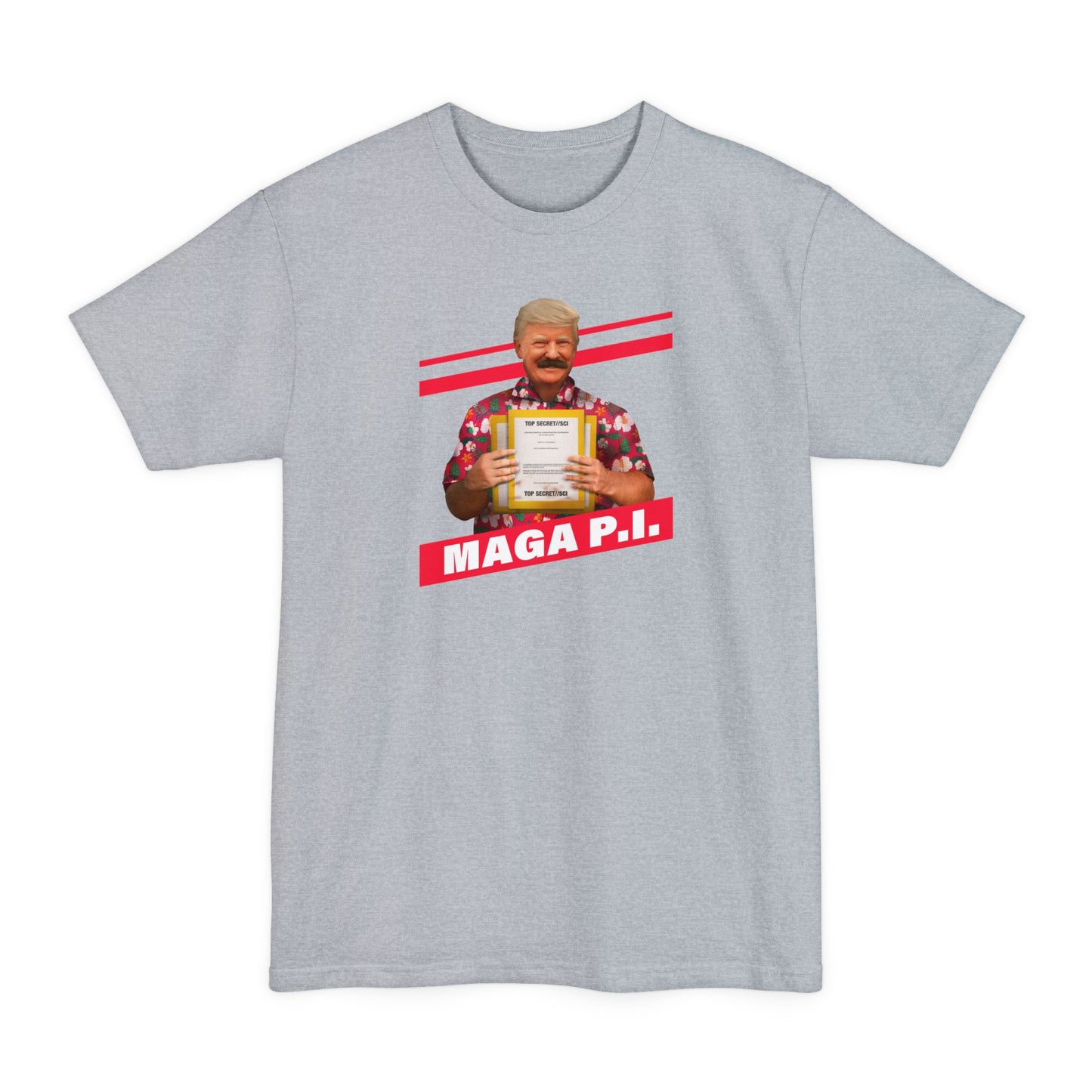 Maga P.I. (Donald Trump) - Men's Tall T-Shirt