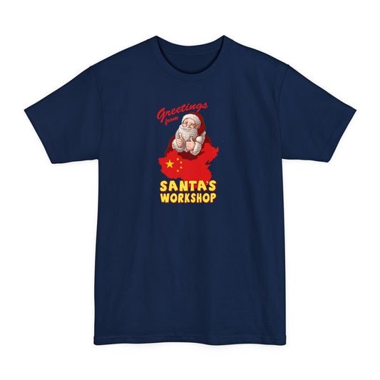 Greetings From Santa's Workshop (China) - Men's Tall T-Shirt