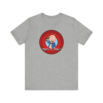 That's All Folks (Porky Pig)  - Men's T-Shirt