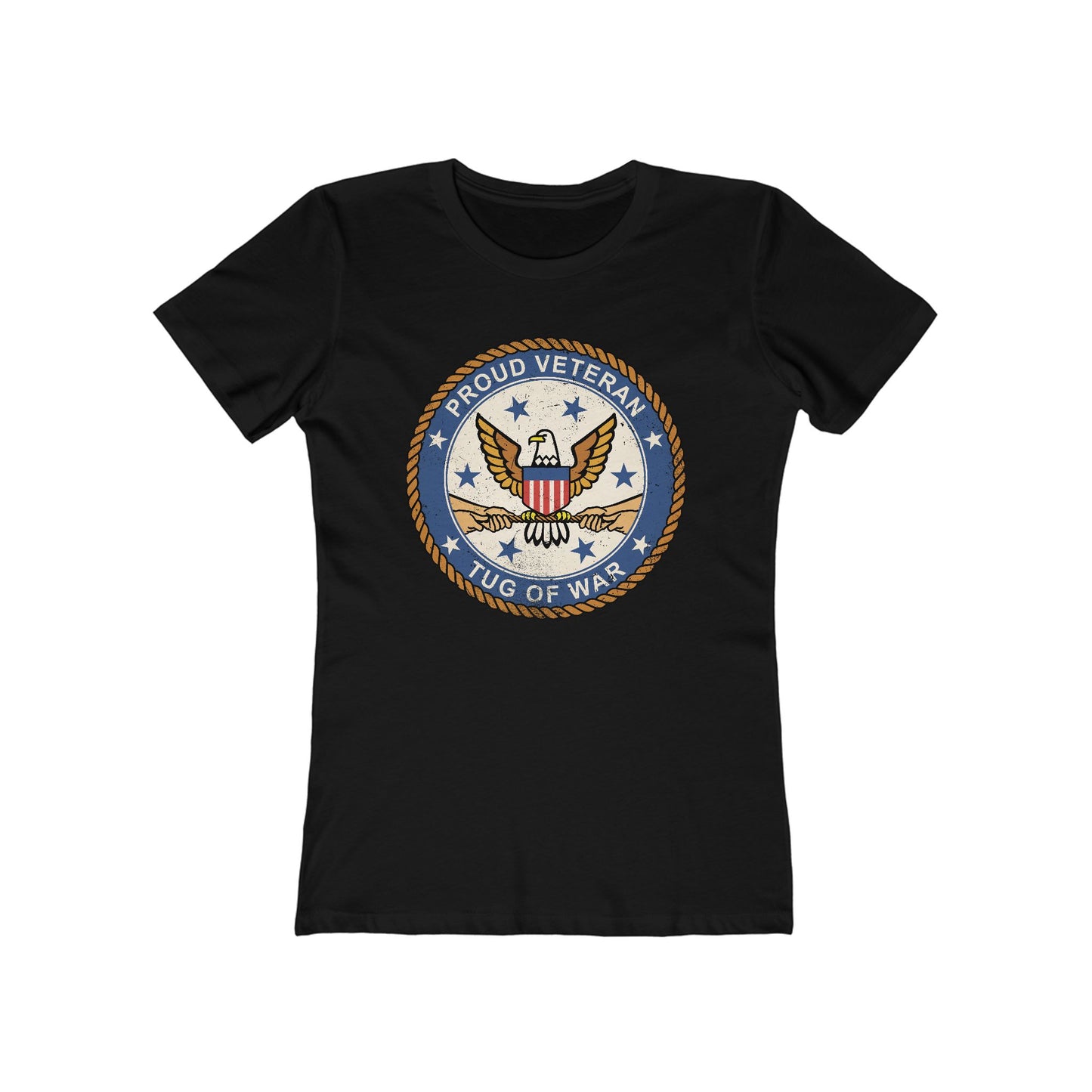 Proud Veteran (Tug Of War) - Women’s T-Shirt