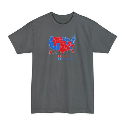 Republicans (Red States) - Elitist Election Riggers (Blue States) - Men's Tall T-Shirt
