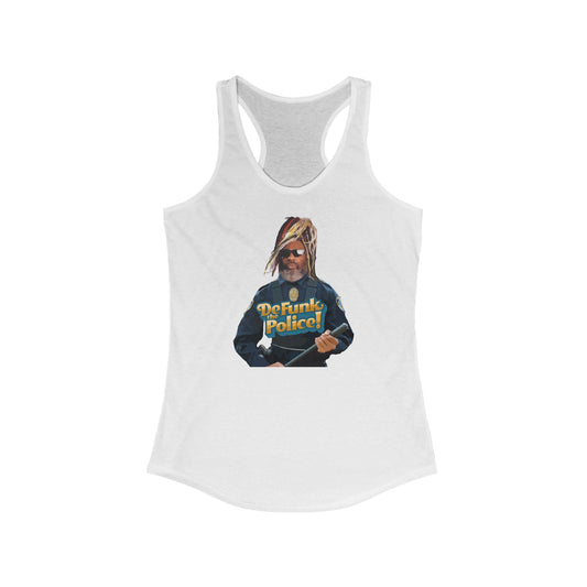 Defunk The Police - Women's Racerback Tank