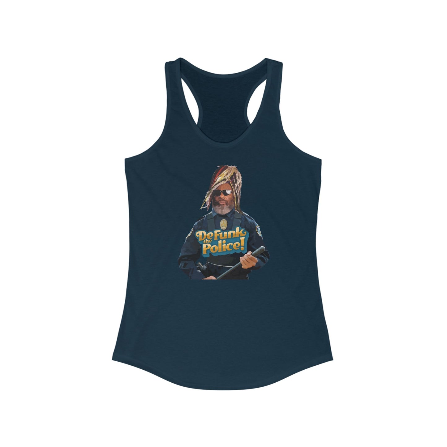 Defunk The Police - Women's Racerback Tank