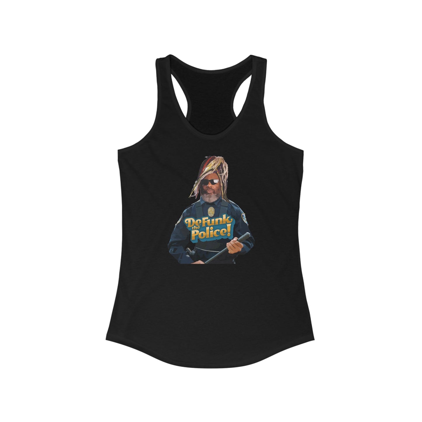 Defunk The Police - Women's Racerback Tank