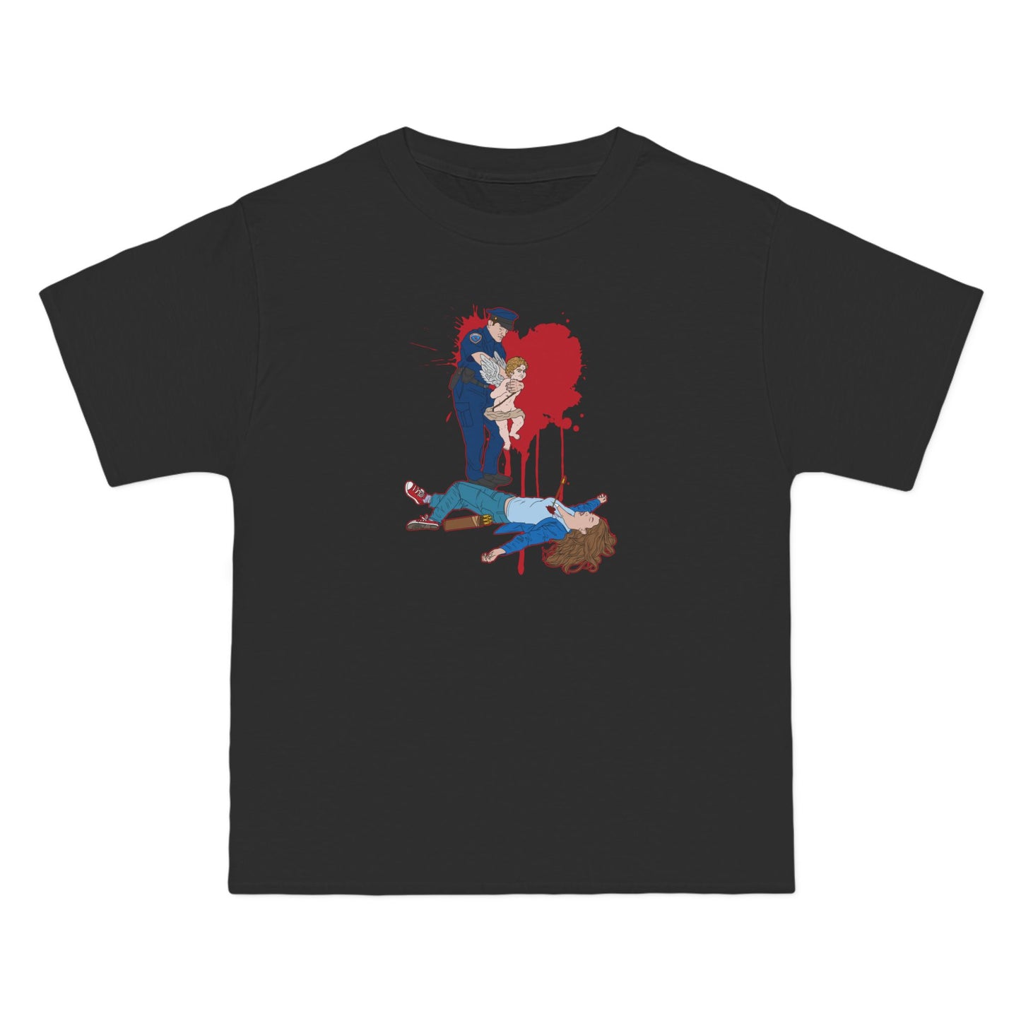 Death By Cupid - Men's Heavyweight T-Shirt