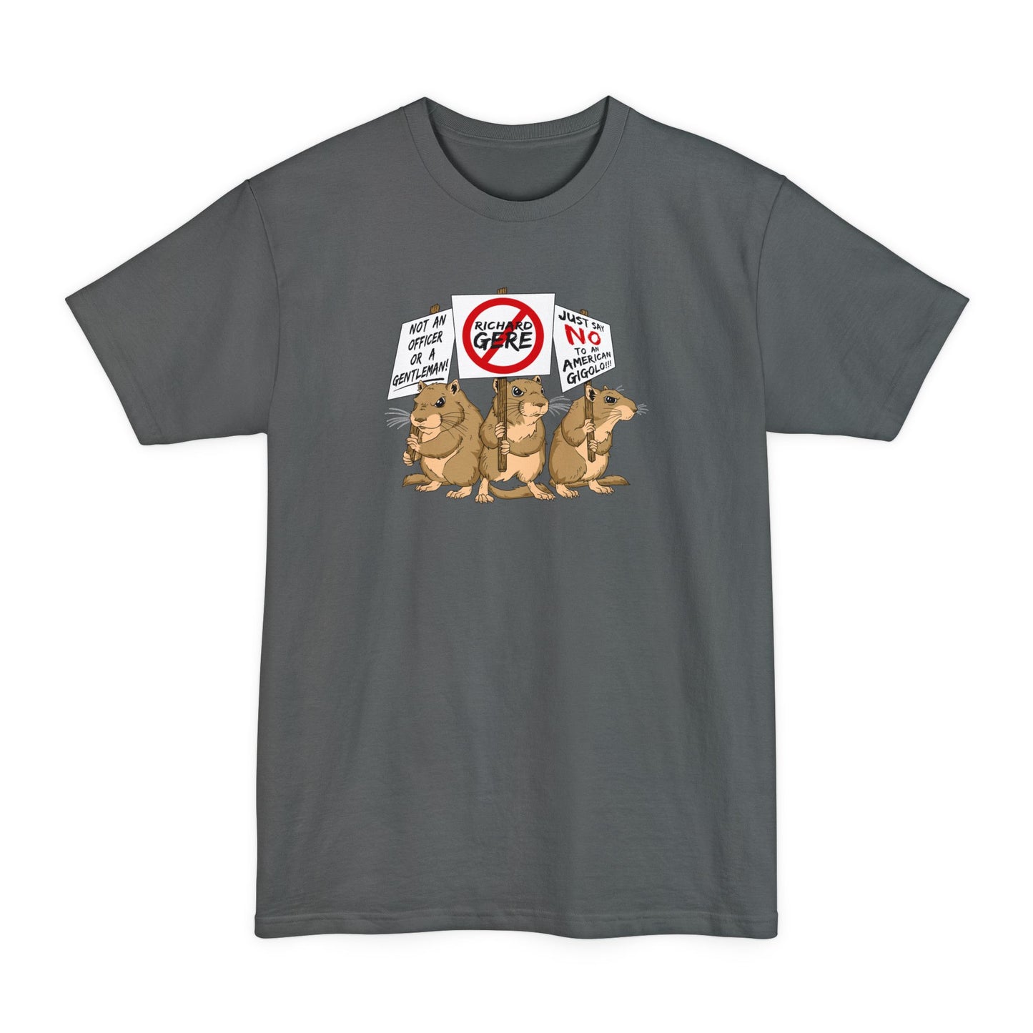 Gerbil Protest (Richard Gere) - Men's Tall T-Shirt