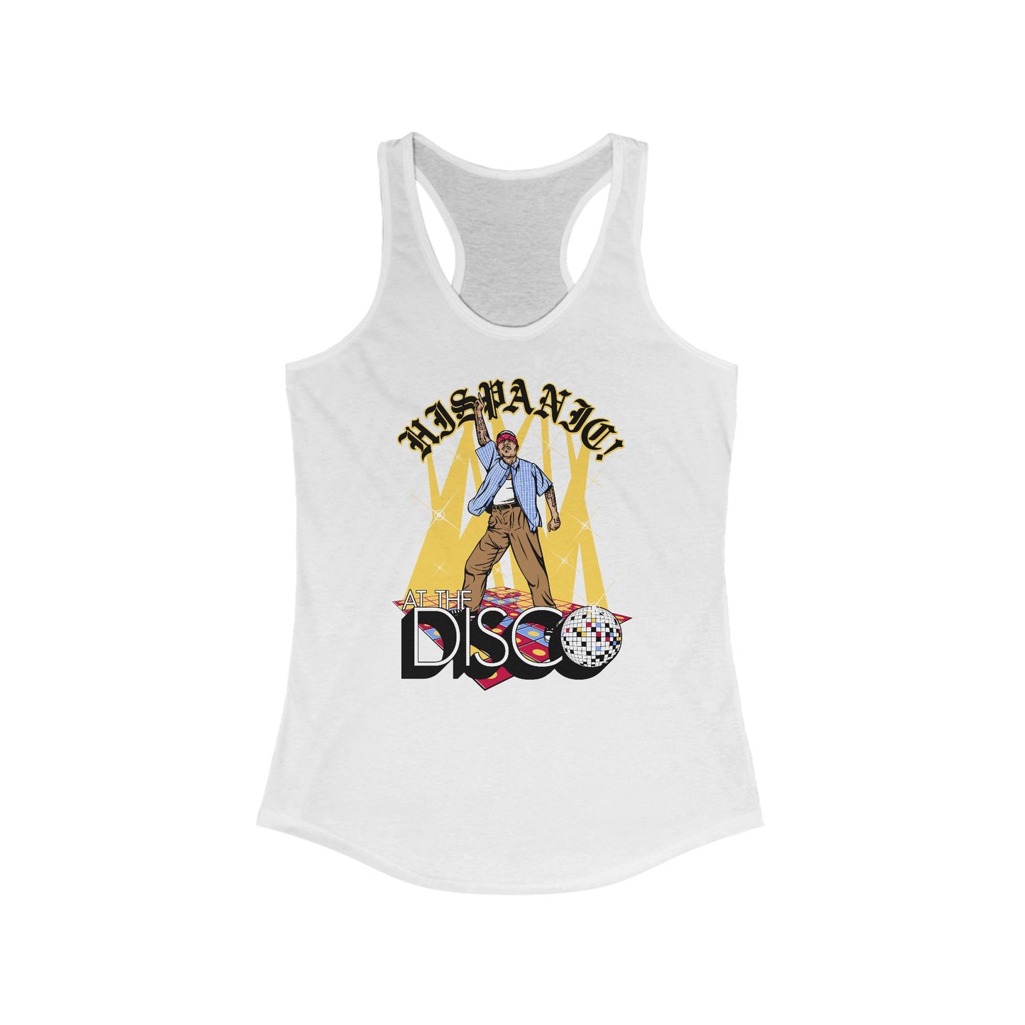 Hispanic! At The Disco - Women's Racerback Tank