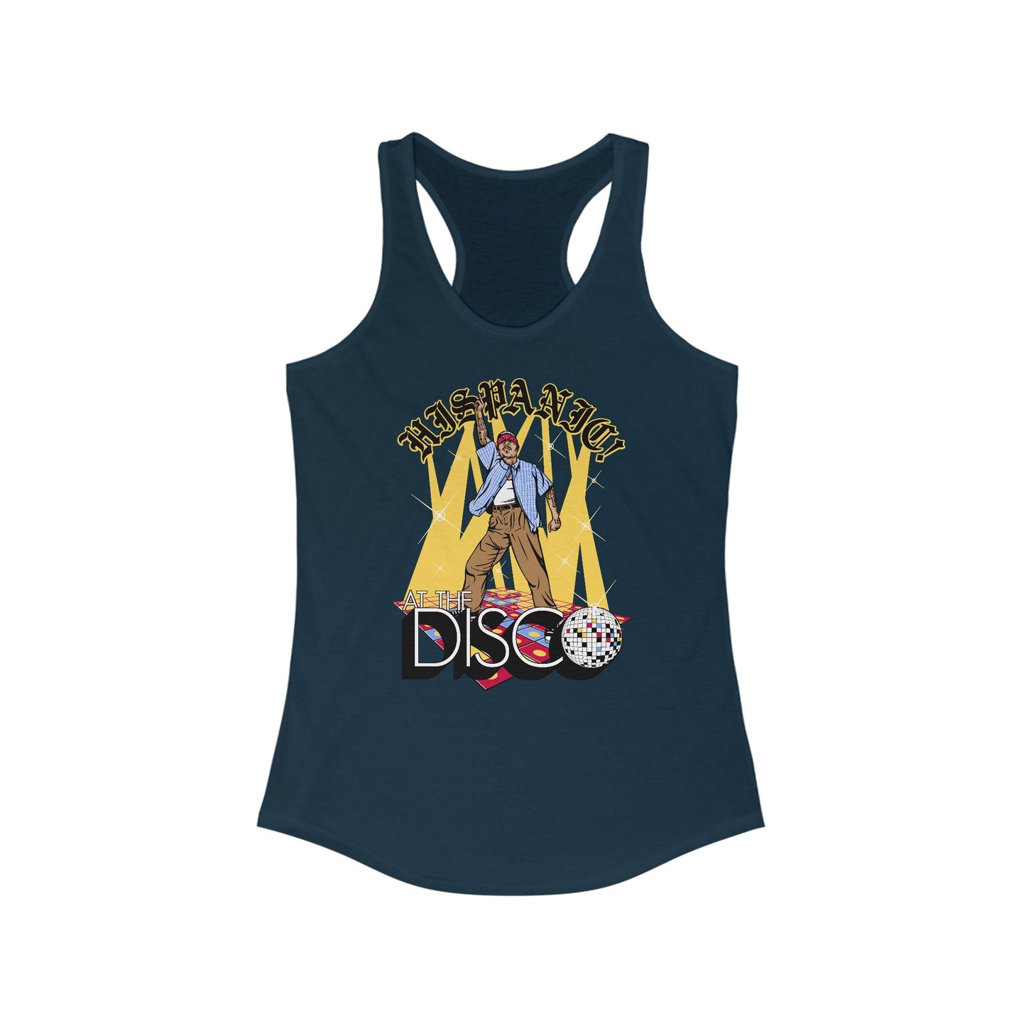 Hispanic! At The Disco - Women's Racerback Tank