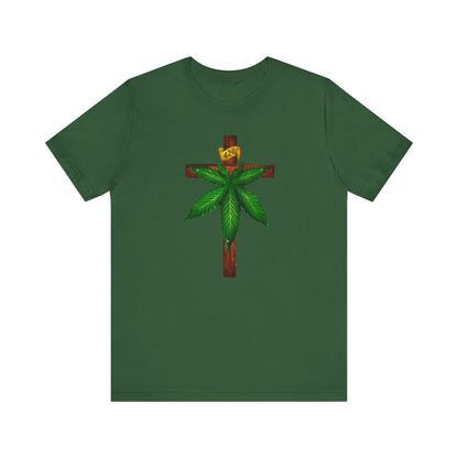 Marijuana Crucifixion - Men's T-Shirt