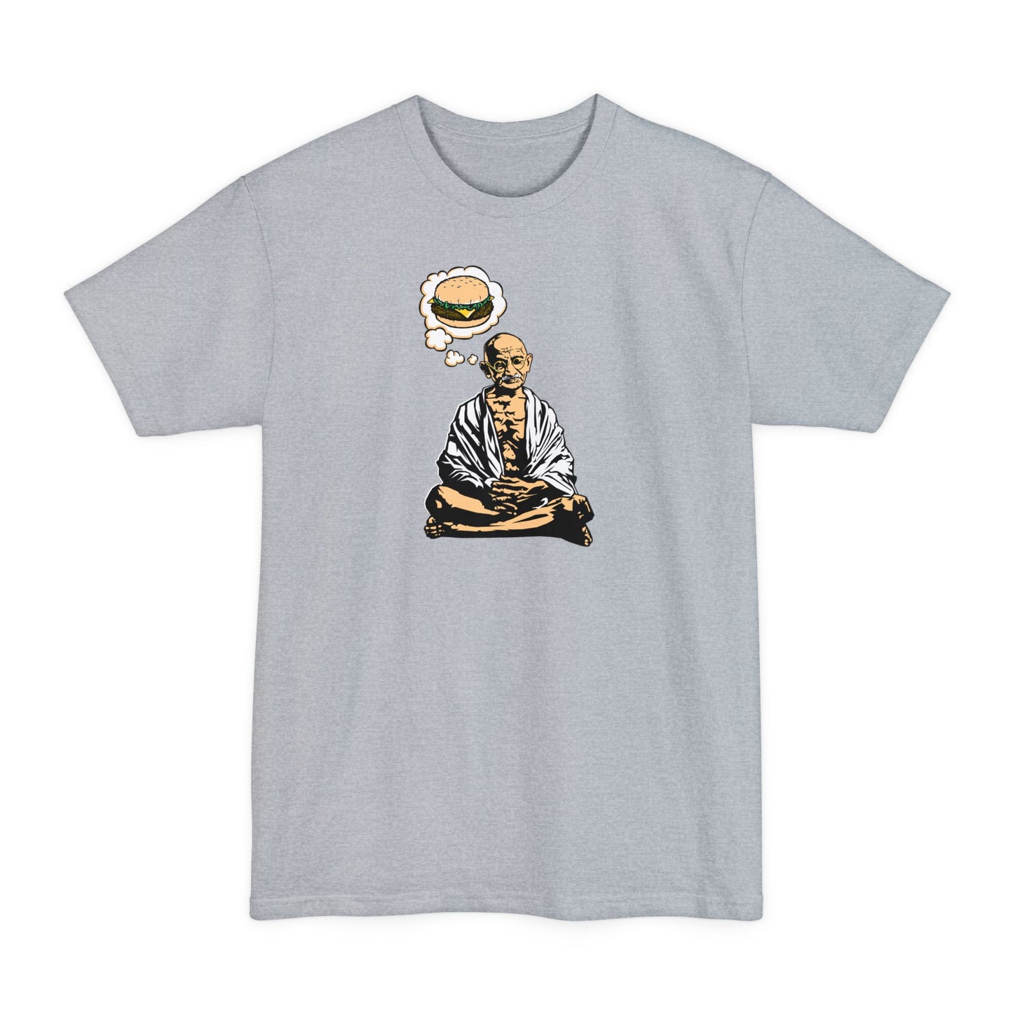 Gandhi Cheeseburger - Men's Tall T-Shirt
