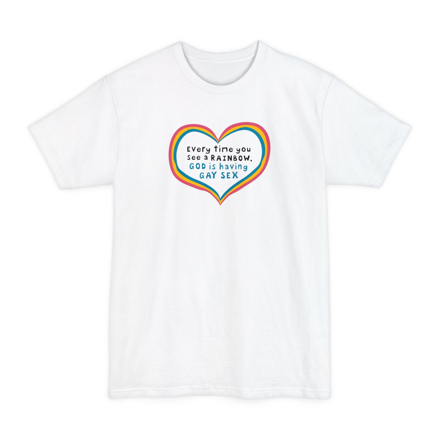 Every Time You See A Rainbow - Men's Tall T-Shirt