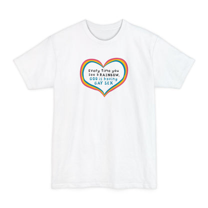 Every Time You See A Rainbow - Men's Tall T-Shirt