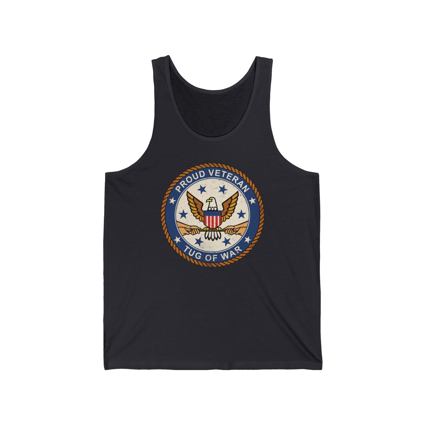 Proud Veteran (Tug Of War) - Unisex Tank