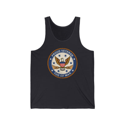 Proud Veteran (Tug Of War) - Unisex Tank