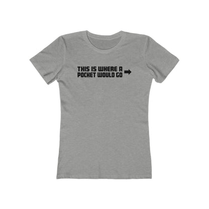 This Is Where A Pocket Would Go  - Women’s T-Shirt