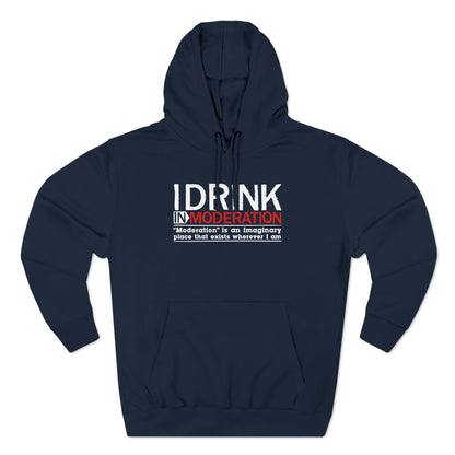 I Drink In Moderation - Hoodie
