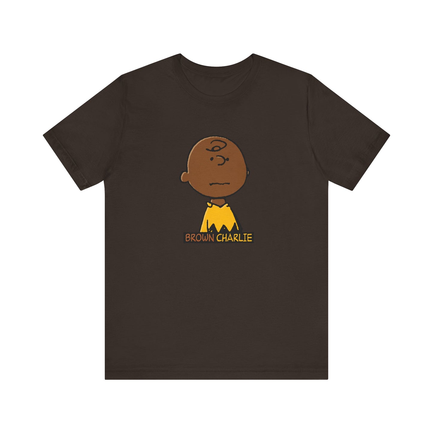 Brown Charlie  - Men's T-Shirt