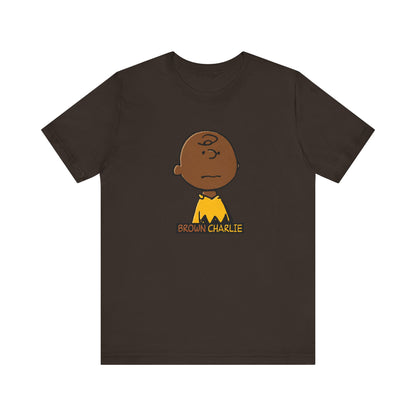 Brown Charlie  - Men's T-Shirt