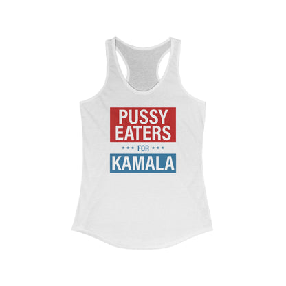 Pussy Eaters For Kamala - Women's Racerback Tank