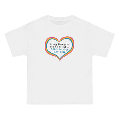 Every Time You See A Rainbow - Men's Heavyweight T-Shirt
